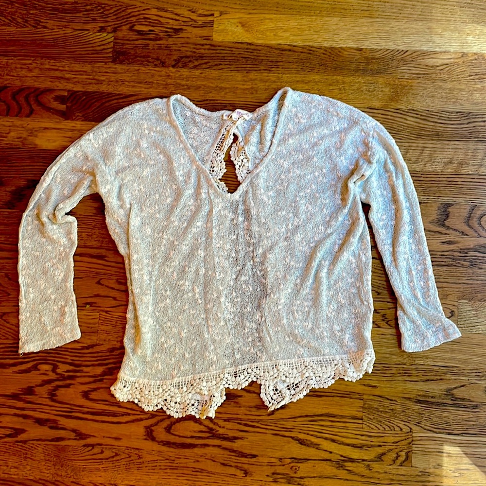 VGUC XS Altar’d state open back sweater